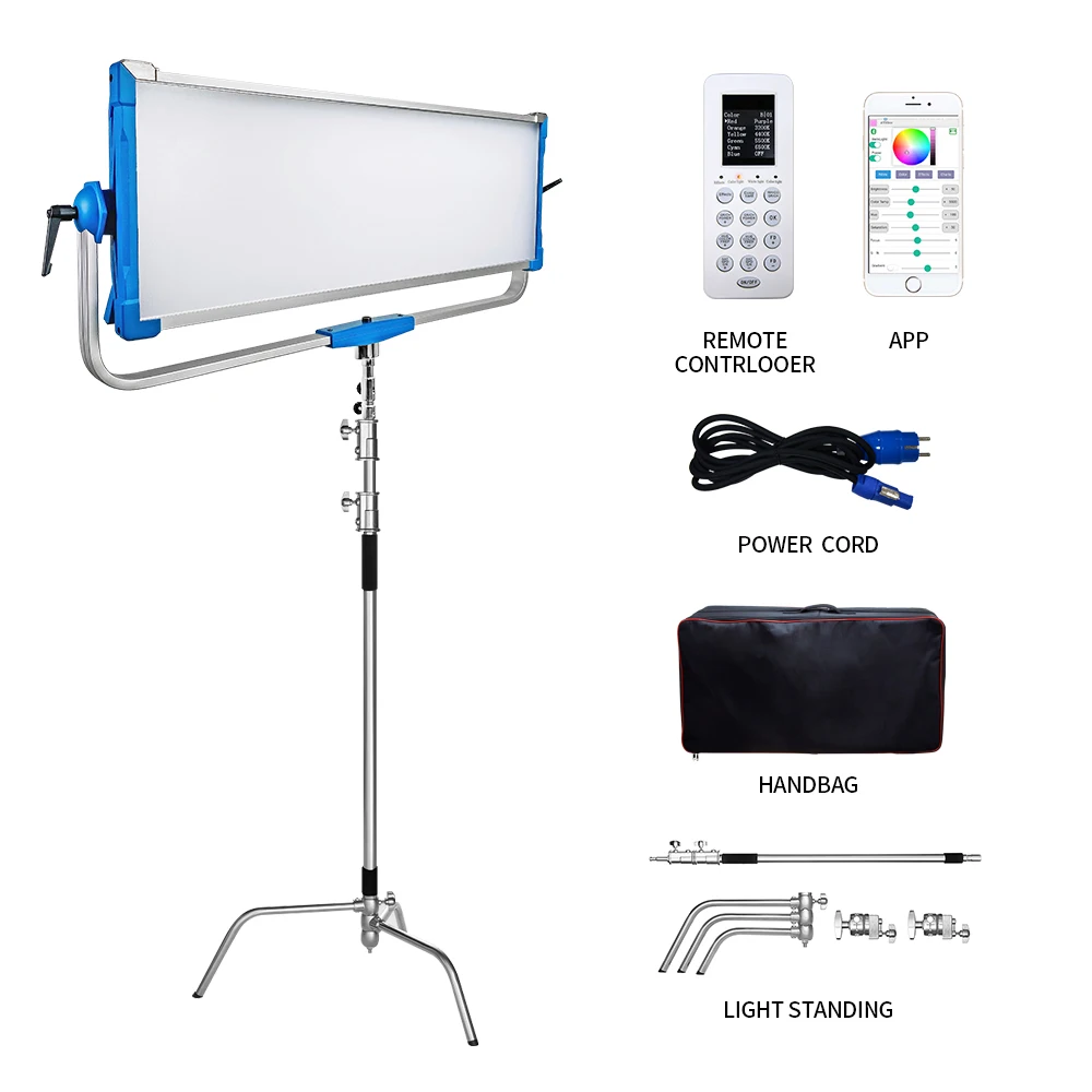 Video maker 500W/50000lm RGB professional studio 500W video Lighting studio Shoot Light film Photographic Lighting kit AI-5000C