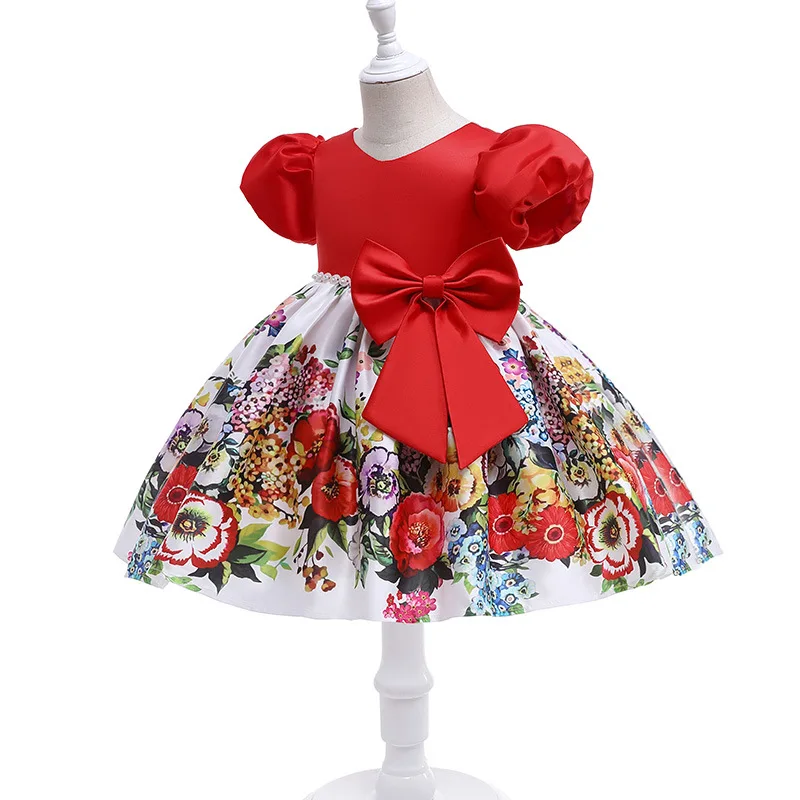 Boutique Inspired Summer Girl Clothes Fairy Baby 1-10 year Old Party Polyester Cotton Dresses For Kids Clearance Birthday Club
