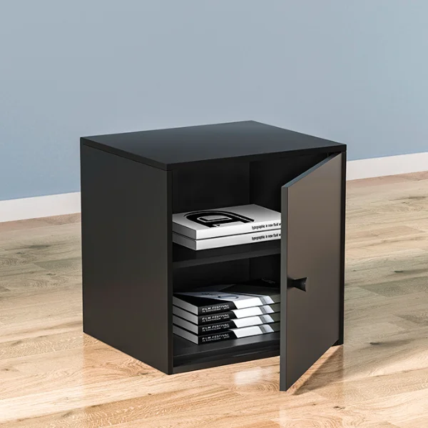 Free Combination Book Organizer for Kids Solid and Durable Cabinet Small Book Shelf Cream Style File Cabinet Short Bookcase