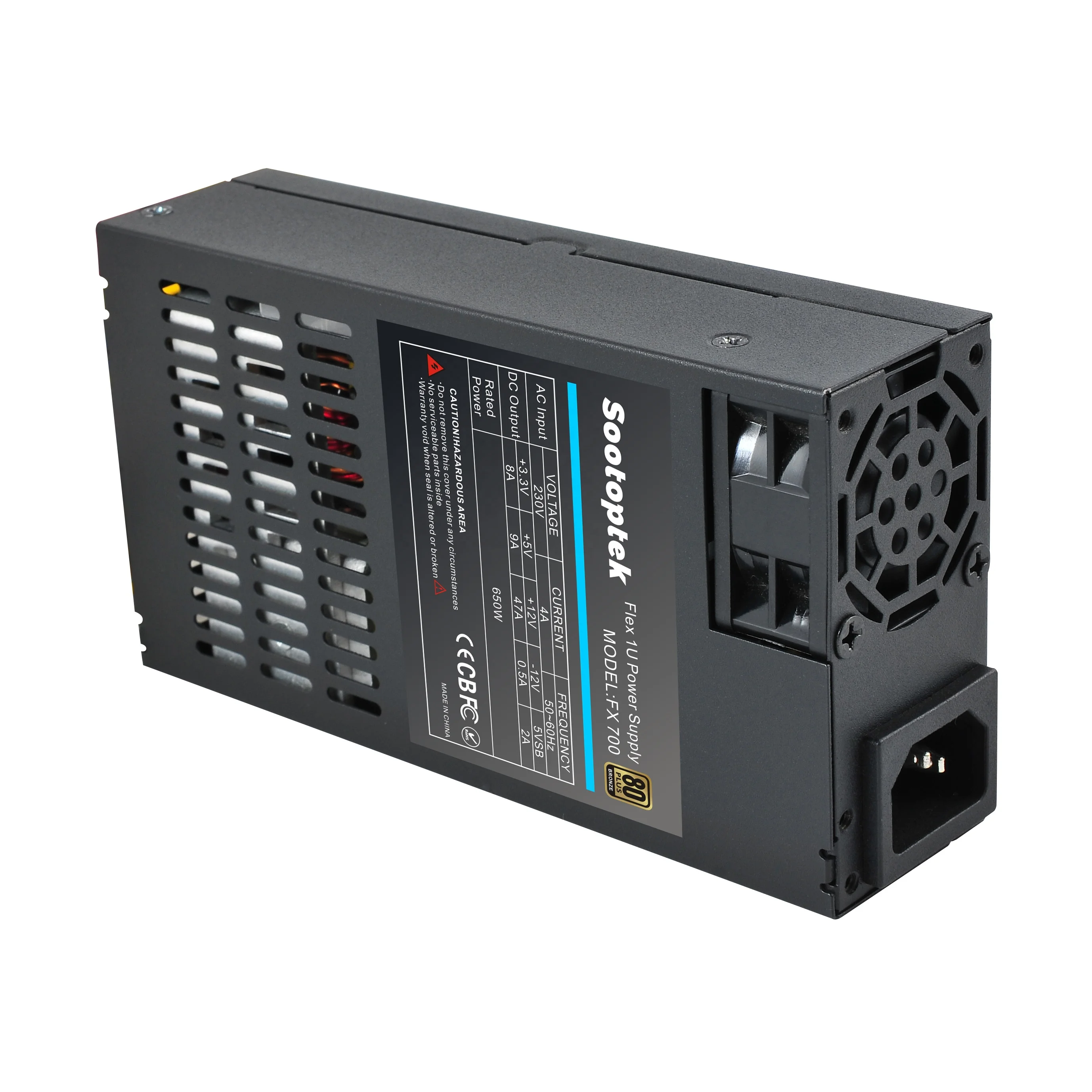  Заводская цена 650 Вт Flex 1u ATX мини Импульсный блок питания для сервера psu с 4 см охлаждающим