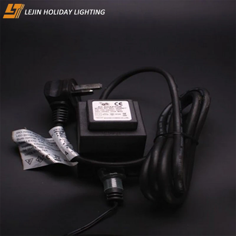 IP65 rated rubber wire male and female connector LED light string led light chain