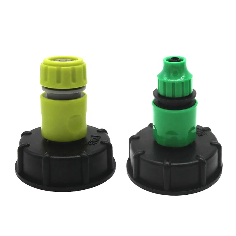 1pc 3/4 Inch Ibc Tank Tap Adapter Garden Hose Connector Plastic Water Hose Pipe Adapter Replacement Valve Fitting Parts