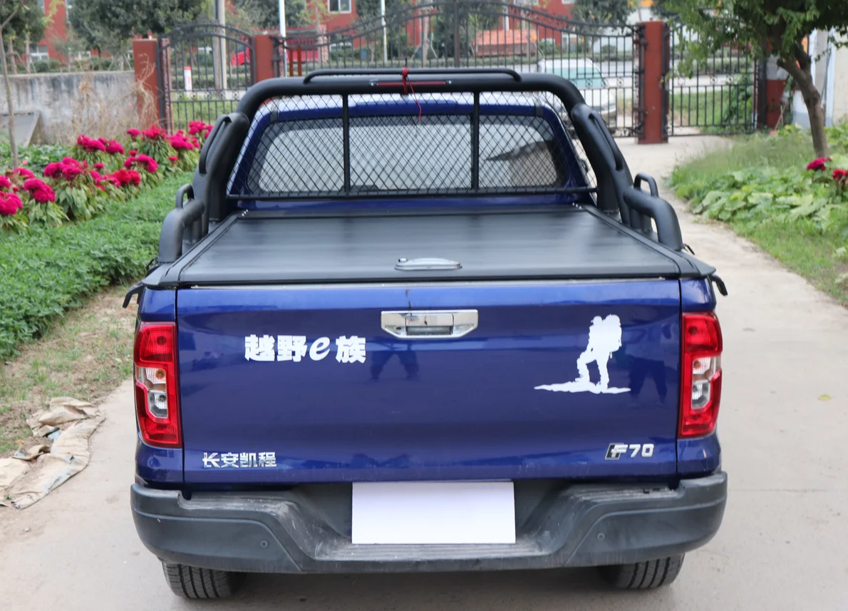 4x4offroad Aluminium Alloy Electric Retractable Tonneau Cover Roller Shutter Lid Pickup Bed Cover for Kaicene F70/Peugeot hunter