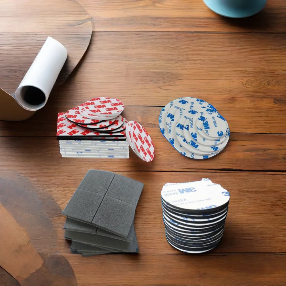 The Die Cut 3 mm Thickness Custom Clear Acrylic Foam Double Sided Adhesive Tape Circles For Strong Stick