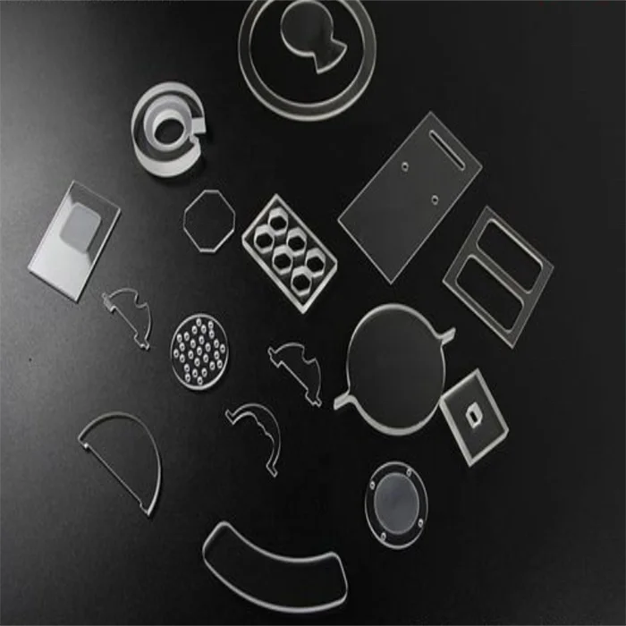 Factory Wholesale Custom High Transmistance Optical Polished Flat Borosilicate Glass Lens Borofloat BF33 For Flashlight Window