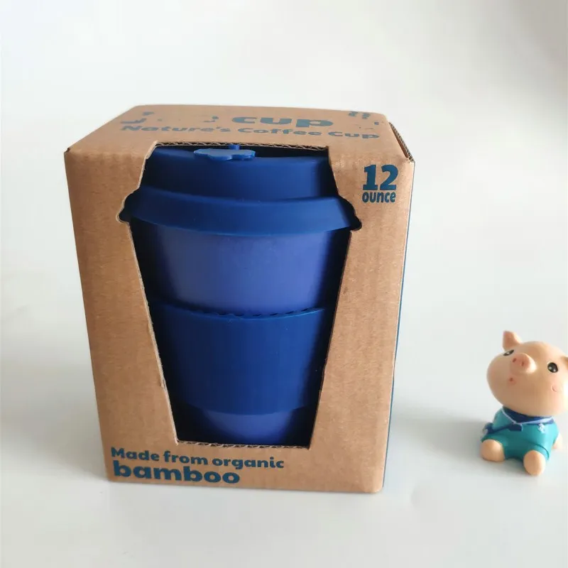 biodegradable eco-friendly reusable Bamboo british coffee cups cup oz cups custom logo