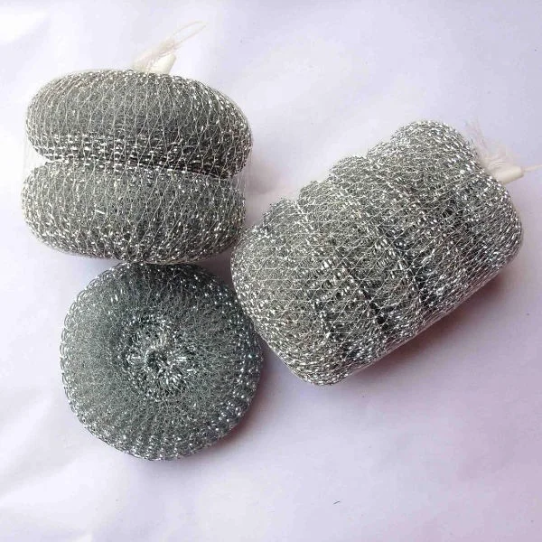metal mesh scourer cleaning sponge  whatsapp 008613920264894