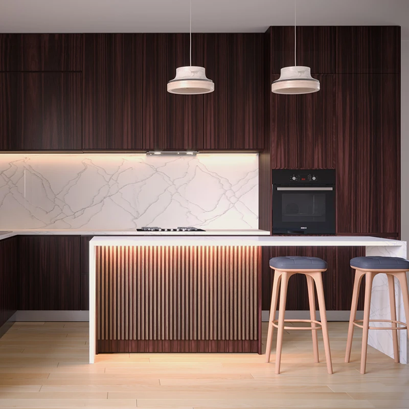 China Manufacture Engineered Stone Kitchen Countertops Solid surface kitchen Countertops Pure Vanity Top