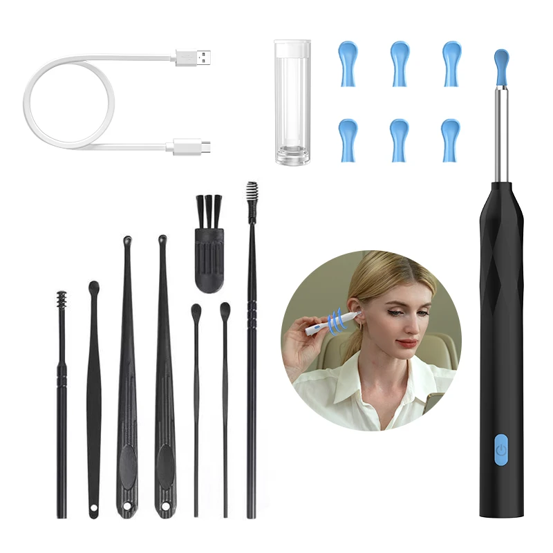 Professional factory P3 Ear Cleaner  Electric Visual Wireless Earwax Clean WI-Fi Endoscope remover