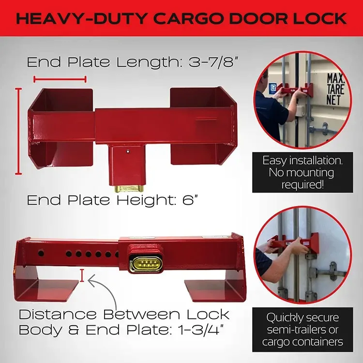 Heavy-Duty Container Safety Lock with Password & Key (Combination) Fabrication Services Product