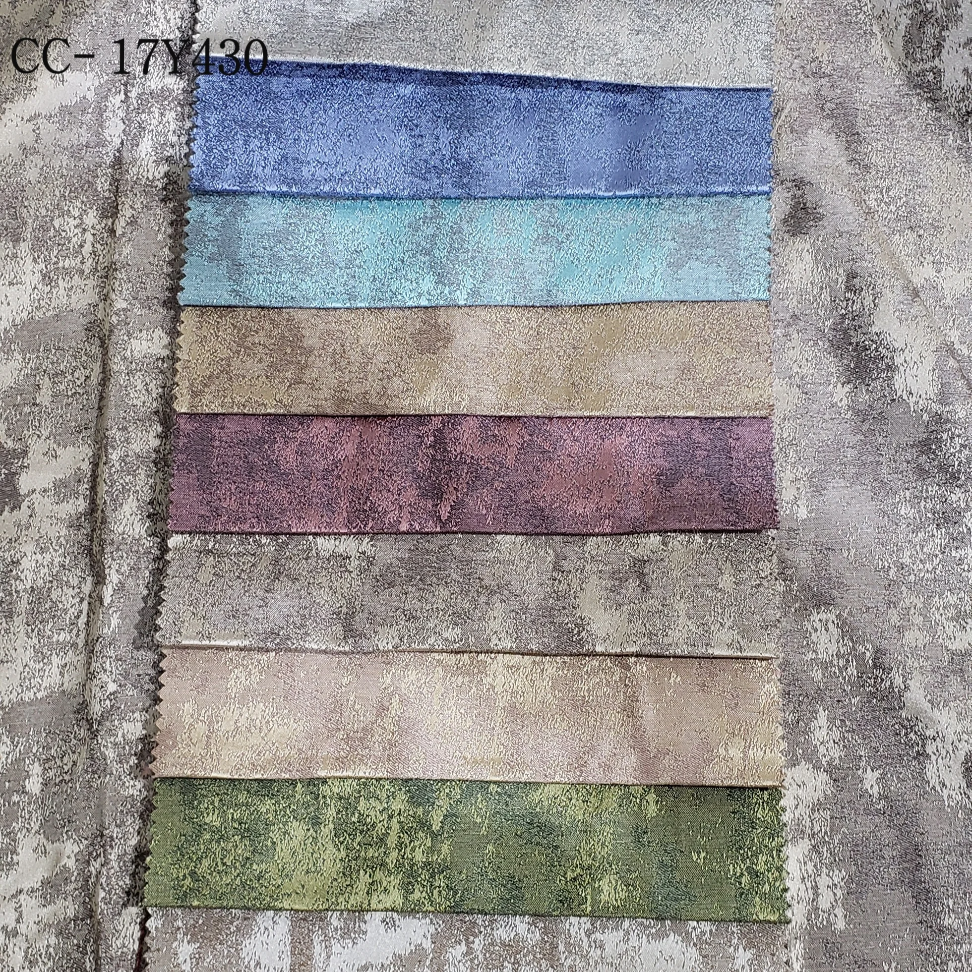 2020 Hot sale 100% poly jacquard yarn dyed curtain  fabric