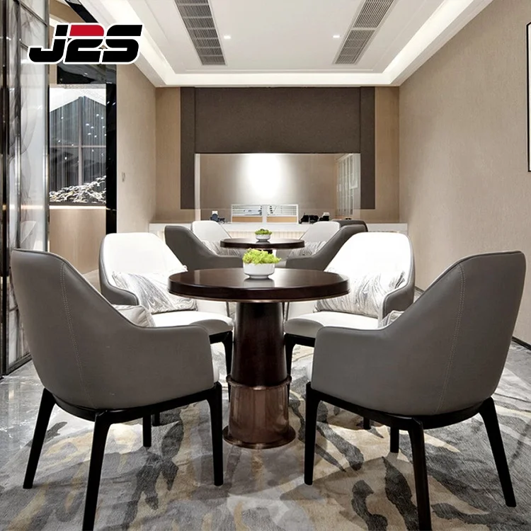 Luxury comfortable furniture hotel modern lounge dining chair with armrest
