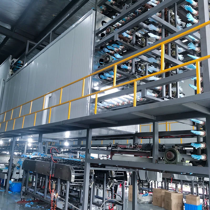 Nitrile Medical Glove Making Machine Full Automatic PVC Latex Nitrile Disposable Medical Examination Glove Production Line