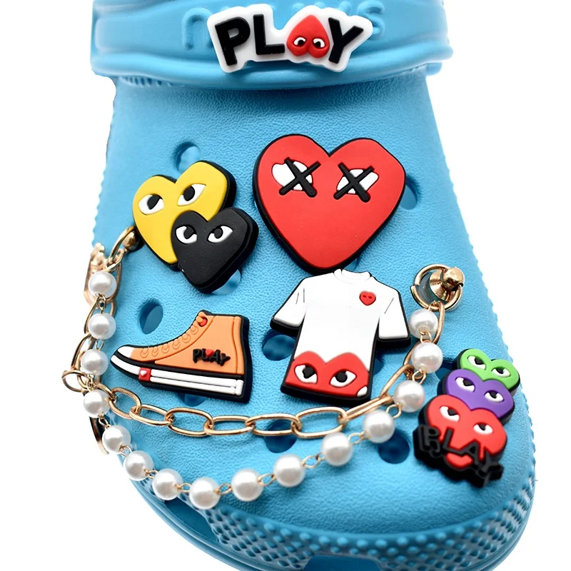 Симпатичные Подвески для обуви из ПВХ с хвостовиком для малышей, украшения для обуви на заказ, подвески для детей