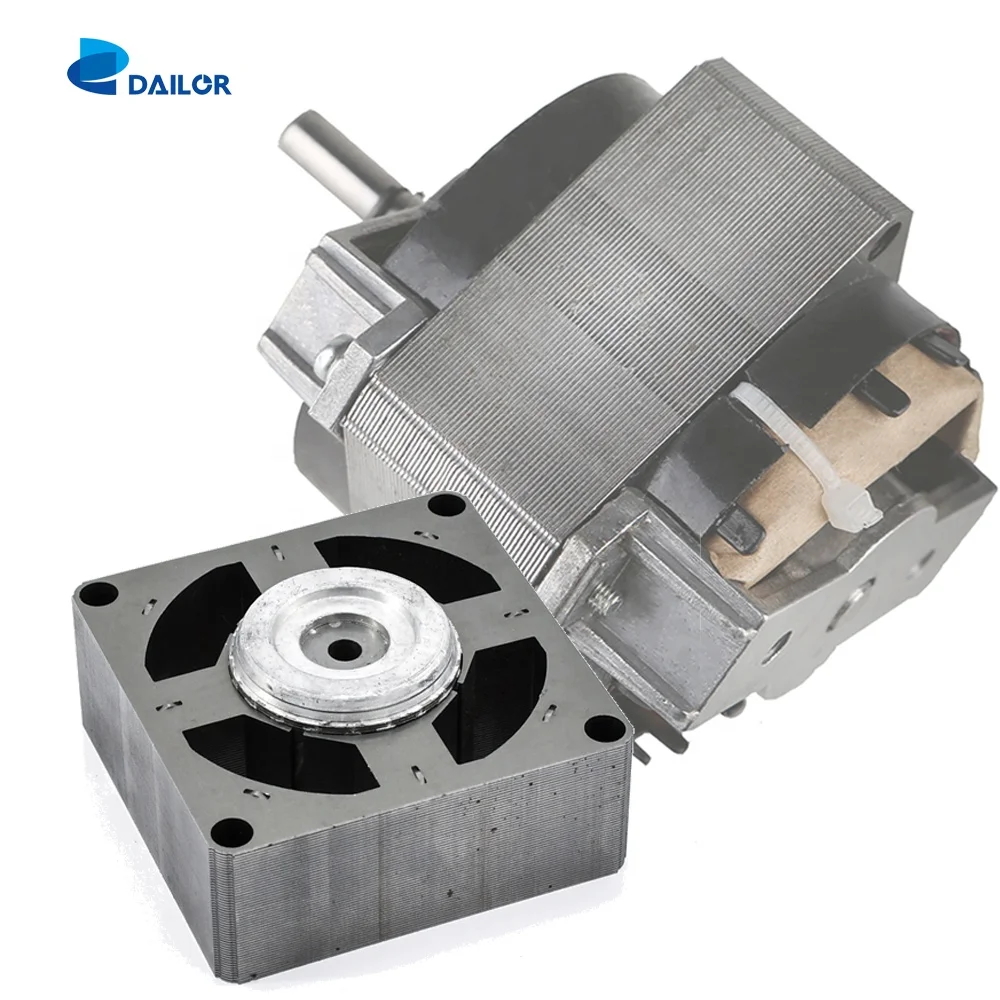 electric Magnetic axial flux motor rotor stator Laminated Silicon core chips lamination coil winding
