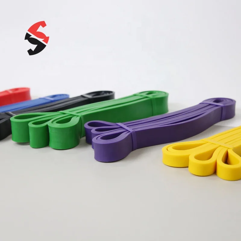 Латексные Эспандеры для фитнеса с логотипом на заказ, набор эспандеров для фитнеса