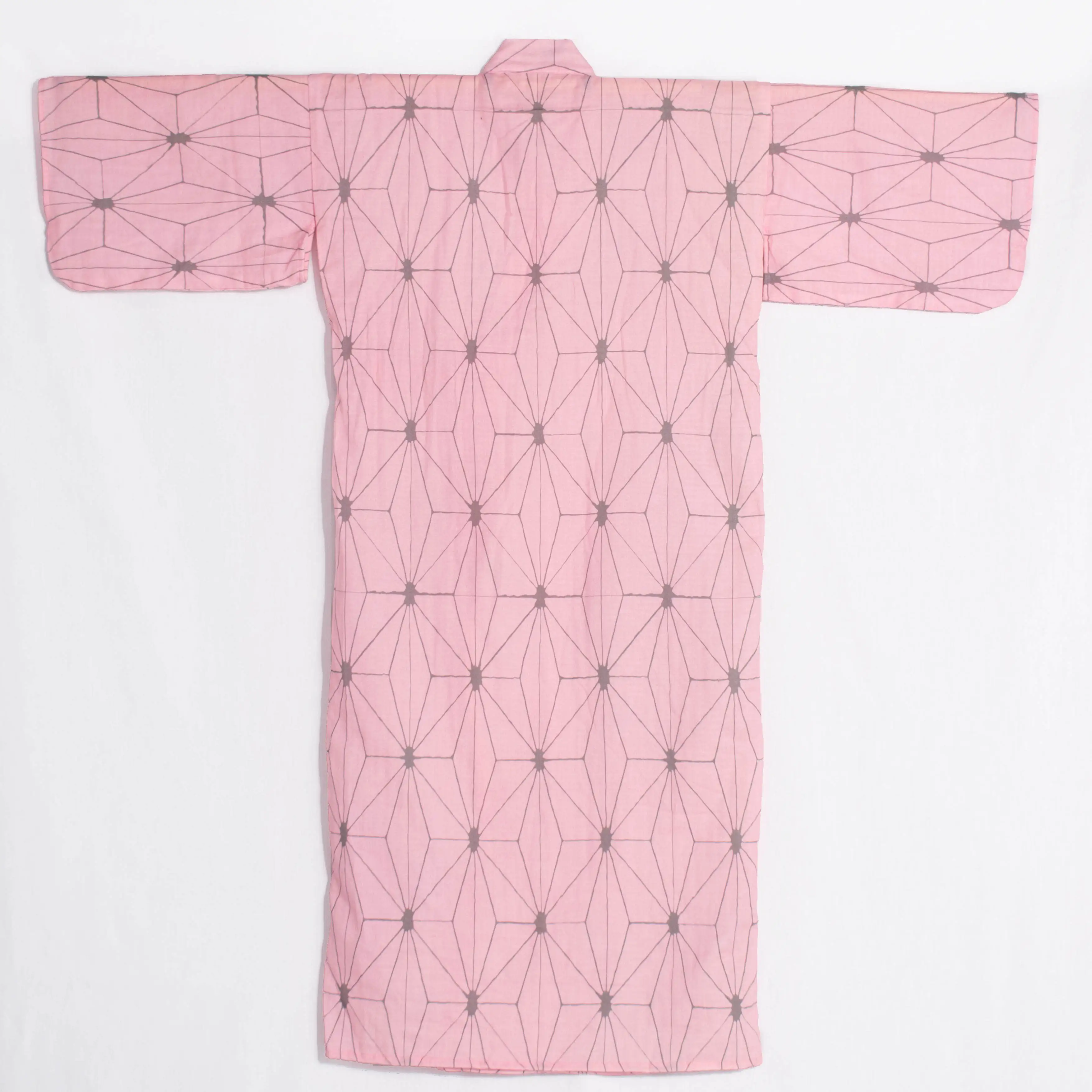 Japan wholesale pink polyester cotton yukata kimono for women