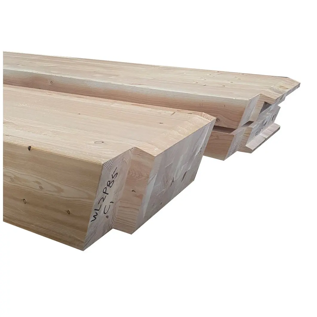 Brand New High Quality Cnc Cutting Glued Beams Wooden Laminated Beams For House Building