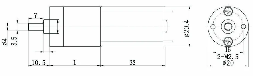 Carbon Brush 180 Micro Gear Box Motor 20mm Low Speed 12 Volt 24 Volt Reduction Mini DC Motor