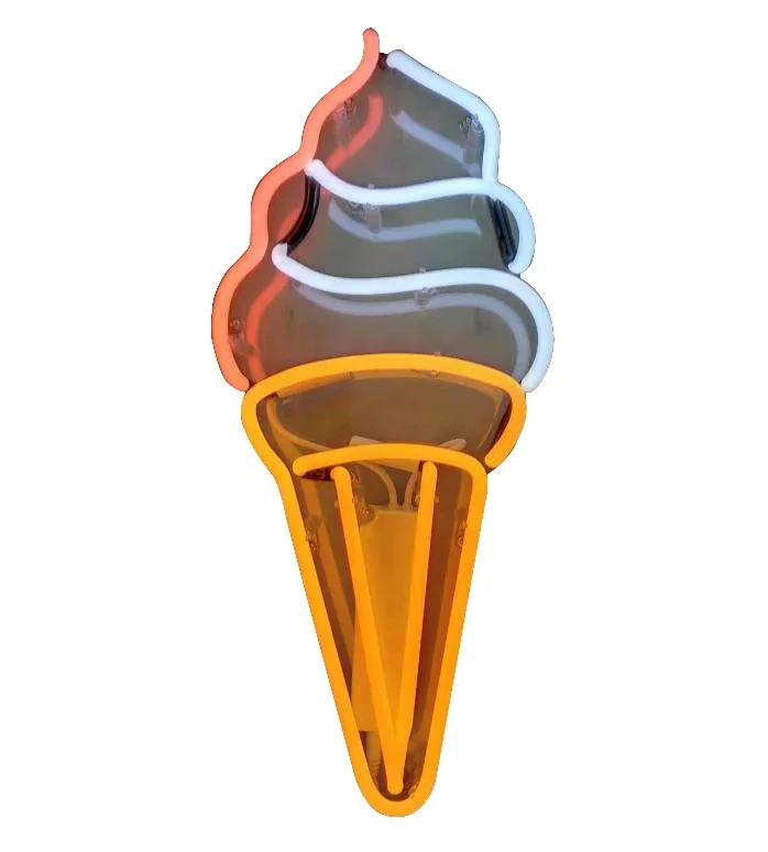 wholesale home decorative neon sign ice cream
