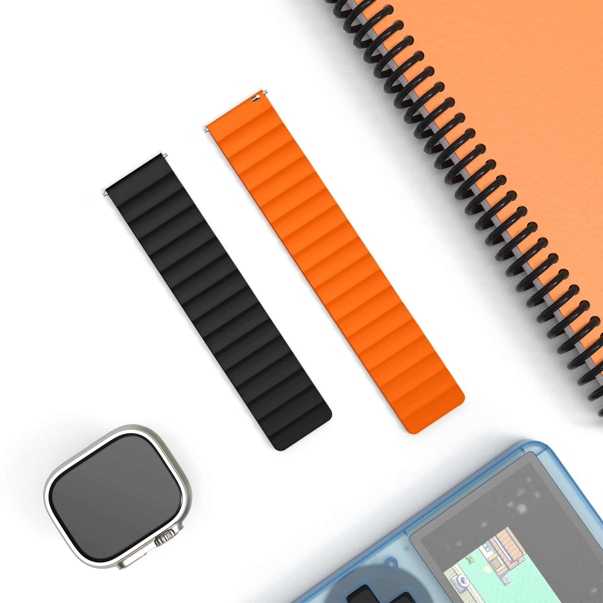 RYB 22mm Quick Release Band for Fossil Gen 5 Carlyle Julianna Garrett, 20mm Silicone Magnetic Strap for Fossil Q Commuter Hybrid