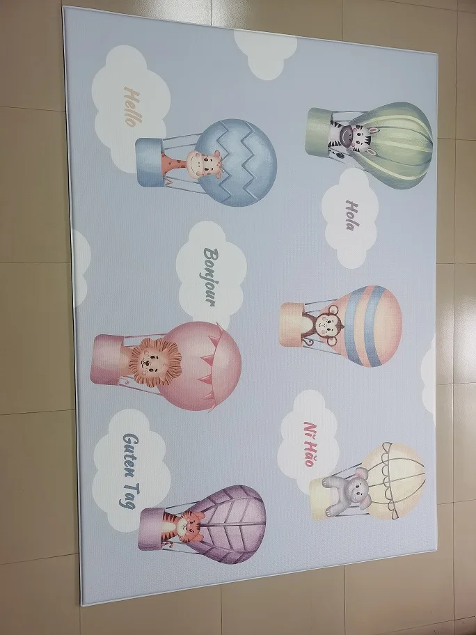 Factory Price Manufactory Baby Splat Mat Washable Large Floor Mat Antislip Waterproof Baby Play Mat