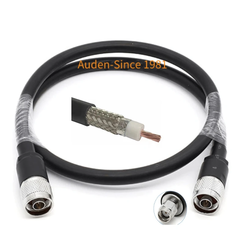 Low-loss 50ohm N type To RPSMA Helium rak nebra bobcat miner fiberglass antenna cable ALSR400 LMR400 Cable lmr400