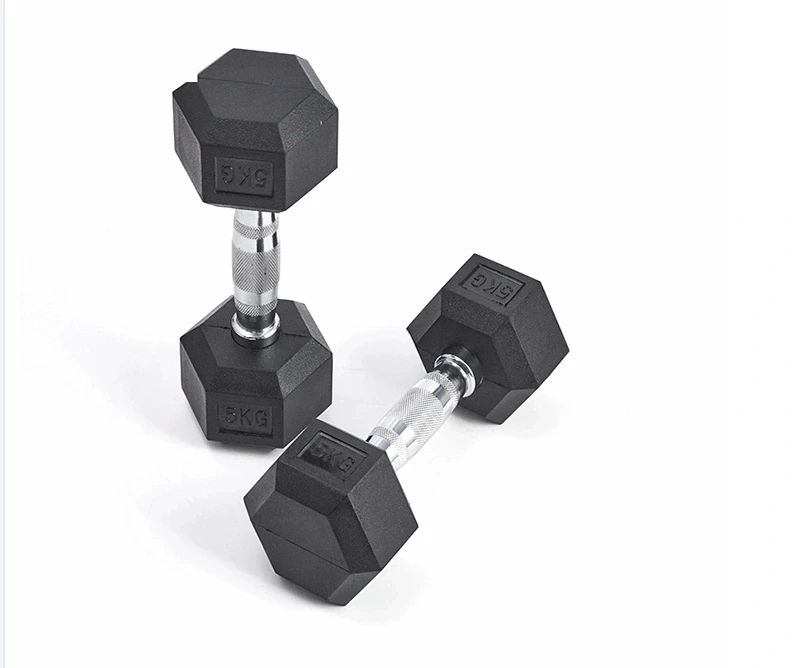 Резиновые гантели с логотипом на заказ