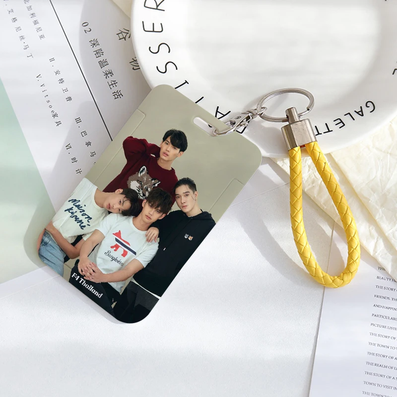 Thai star card card set BibleBuild BrightaWin Yin War school card bus badge high-value keychain one ins Thai star keychain