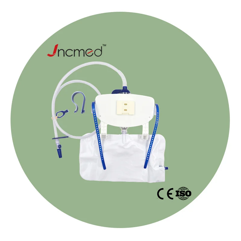 JCMED 2000ml Medical Silicone Urine Collector Bag