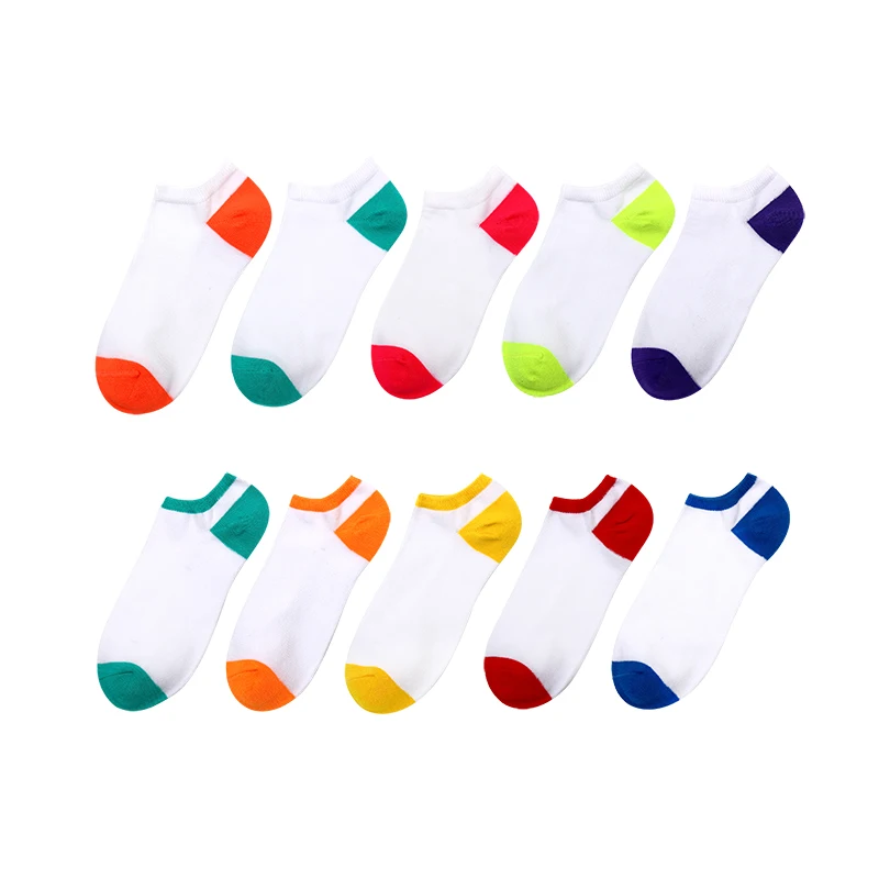 Хит продаж, женские спортивные носки HEPOLILO, носки до щиколотки из полиэстера, носки из 100 полиэстера без рисунка