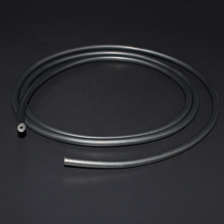 China supplier electronic conductive silicone tubing black silicone tube