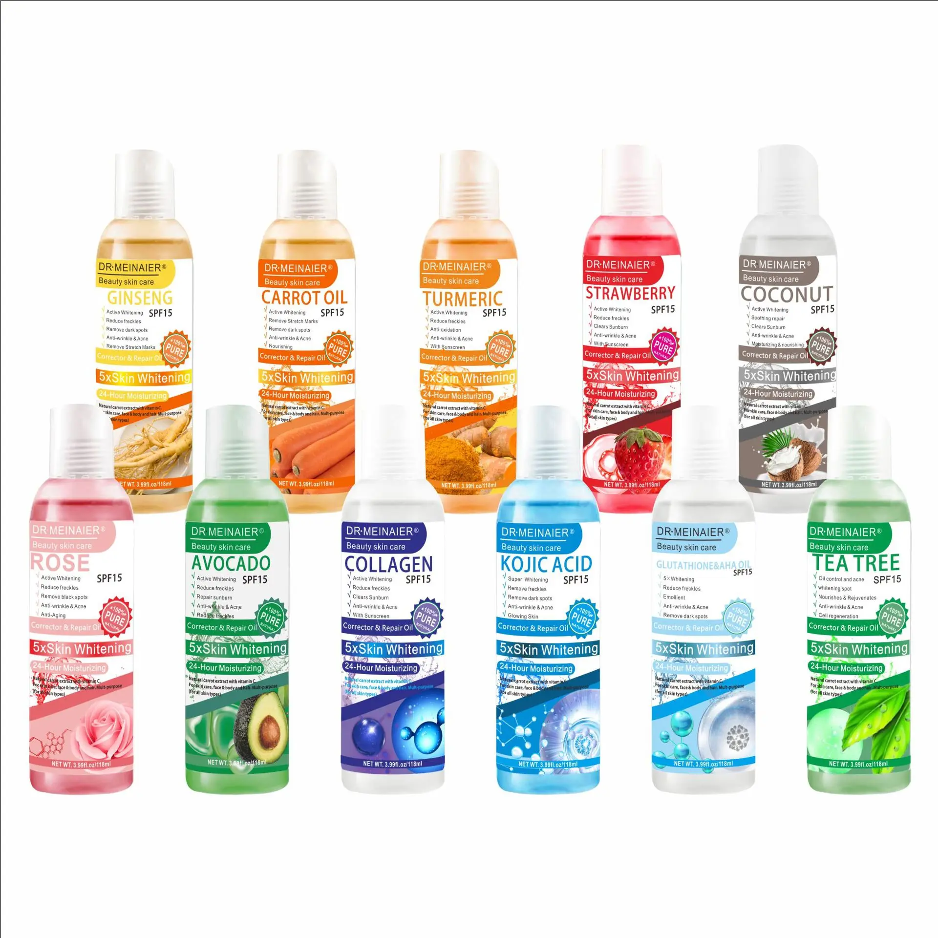 High-End Natural Herbal Massage Oil Series New Plant Massage Oil Brightening And Moisturizing Body Care Oil
