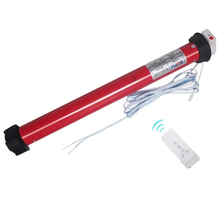 DC 12V  tubular motor for Motorized Zebra Blinds with Remote Control Blackout Smart Blinds Roller for Living Room/Bedroom/Home