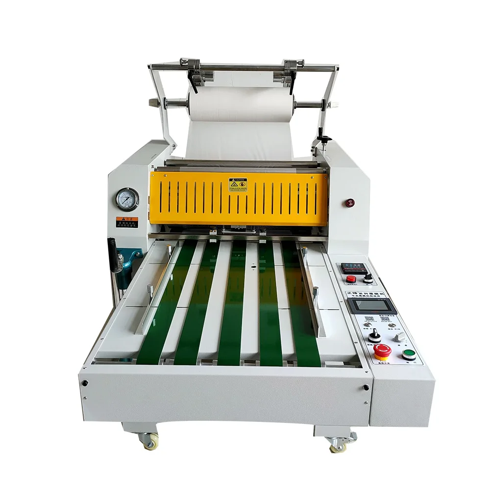 Factory price Automatic Cutting 390mm To 720mm Laminator Heating Tape Paper Table Laminating Machine