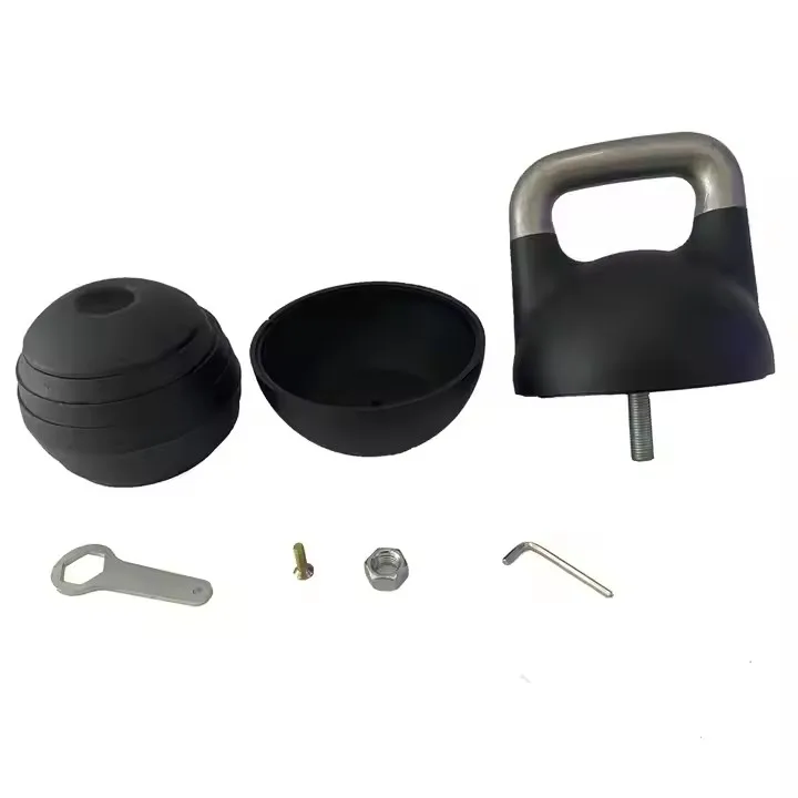 Hot Sale Factory Direct Custom Logo Gym Strength Training Adjustable Weight Plates 12-32KG Adjustable Kettlebell Set