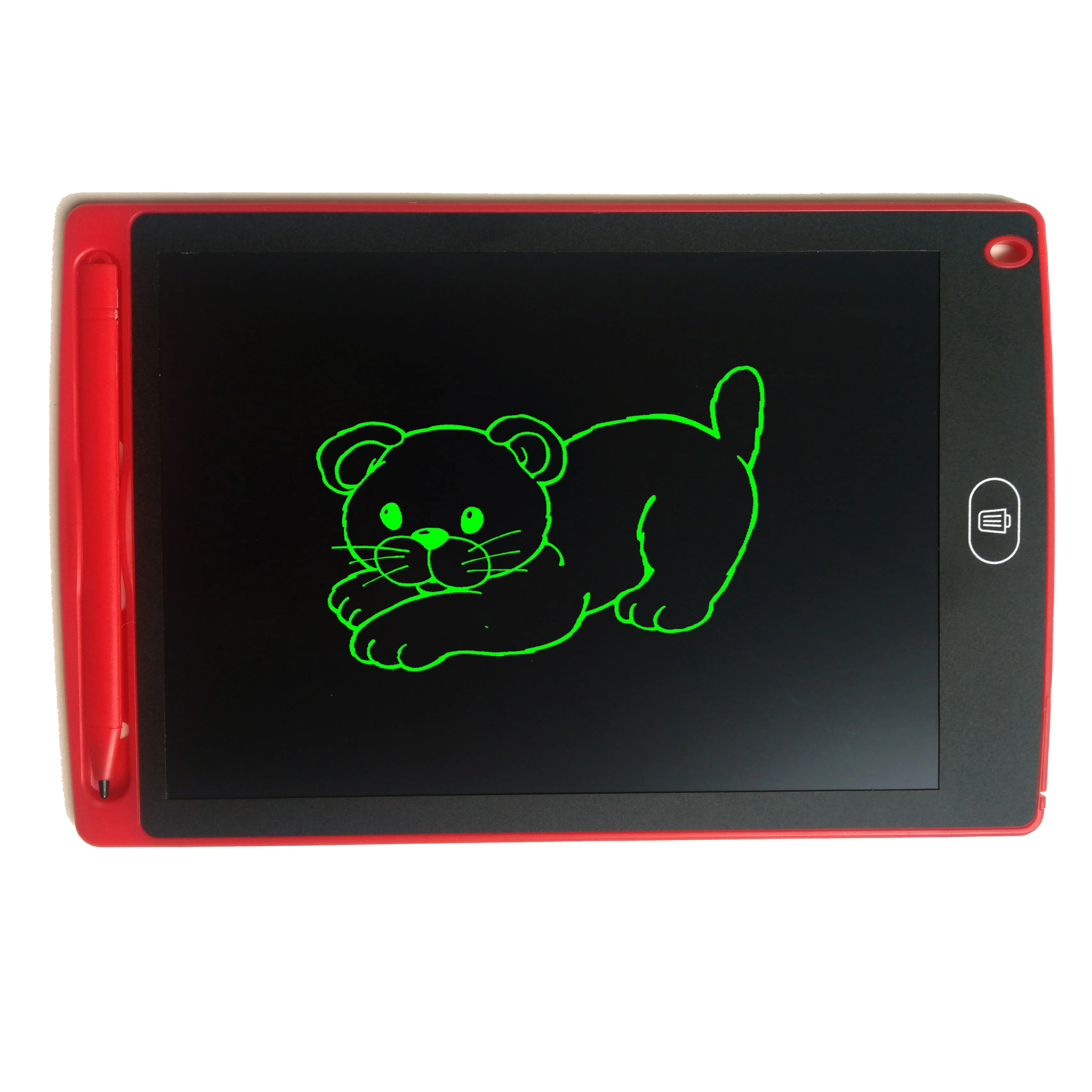 Writing Pad for Kids to Write and Draw Children Doodle Board OEM 8.5 Inch Memo Pads LCD + ABS 12 Months 93G