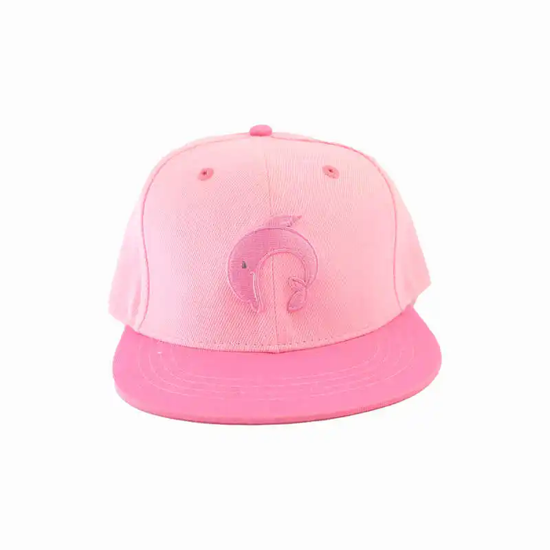 Customized Cotton 5 Panel A Frame Embroidery Snap Back Solid Color Logo Customized Blank Baseball In Two-Tone Hats