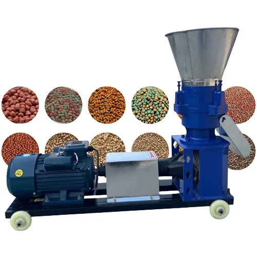 Wood Chip Biomass Straw Mini Pellet Flat Die Small Scale Wood Pellet Mill Feed Processing Machine