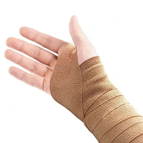 Yellow Flexi Cohesive Bandages For Racehorses