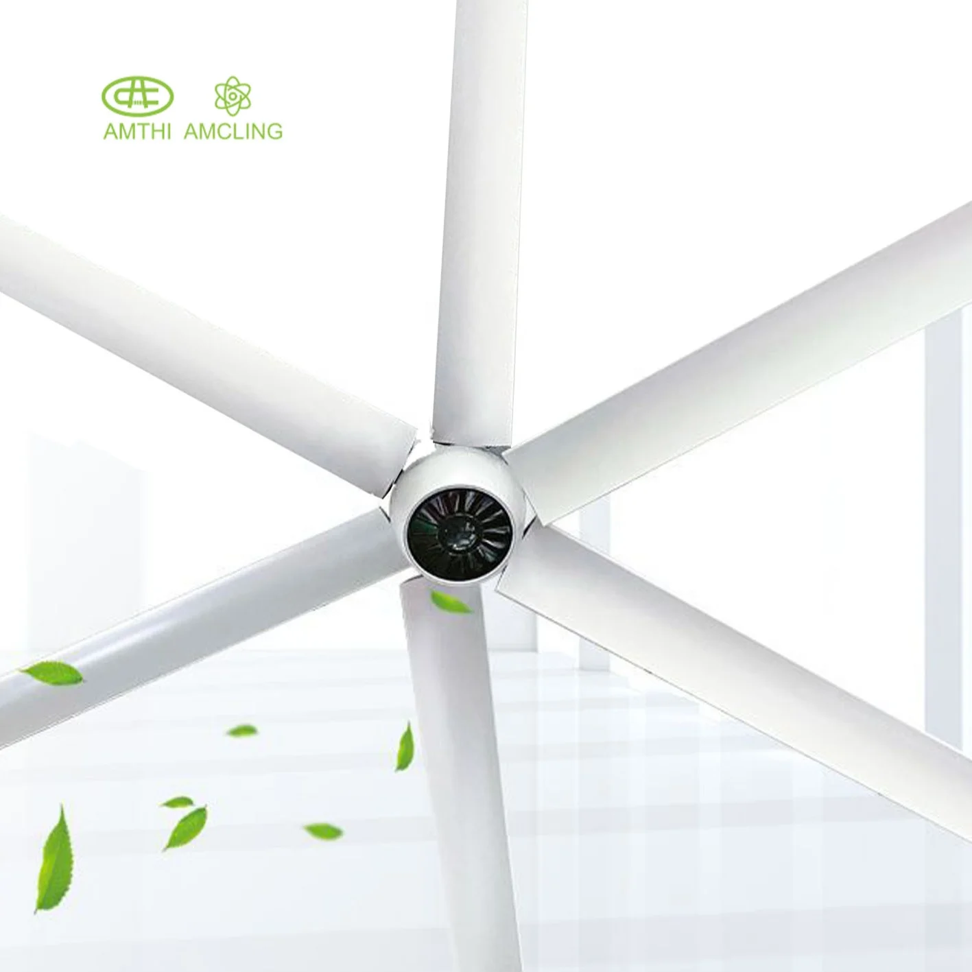 WuXi factory 220v 380v 12ft 16ft 1500w brushless bldc motor industrial ceiling hvls fan