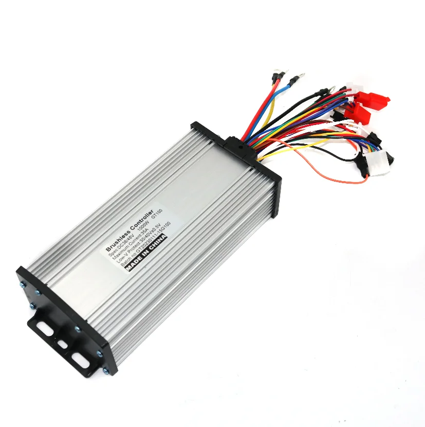 GREENTIME Electric Ebike Controller 36V/48V/52V/60V 800W 1000W 35A Brushless DC Motor 24V GT-100 Display One Set