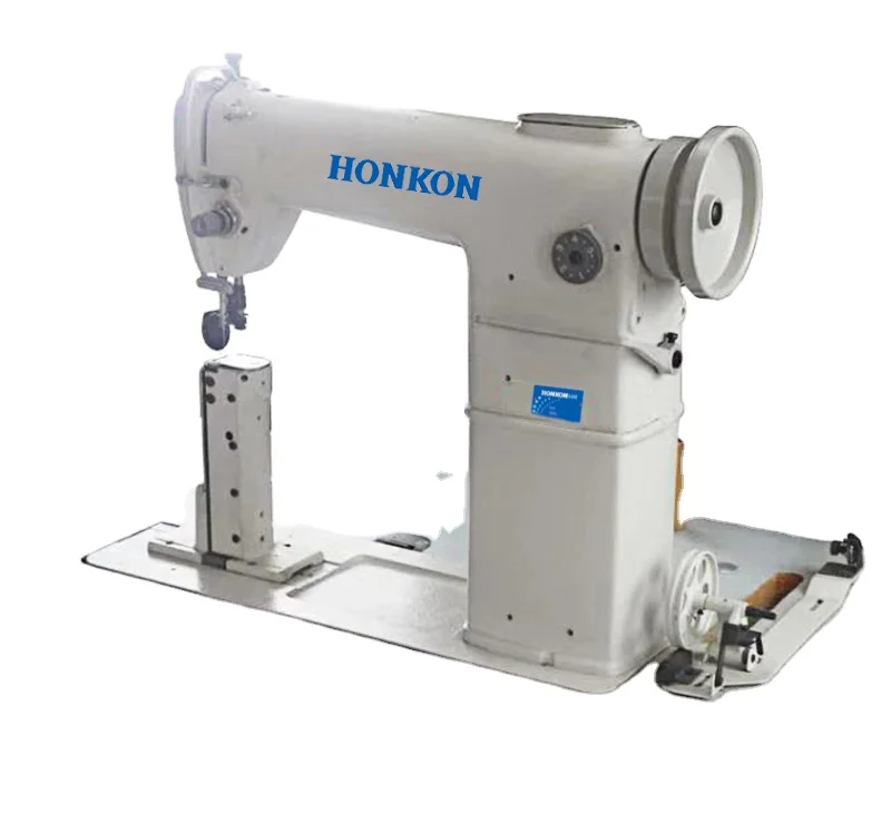 HK-810D Single or double needle post-bed suitable for Martin boots, leather shoes other materials shoes sewing machine