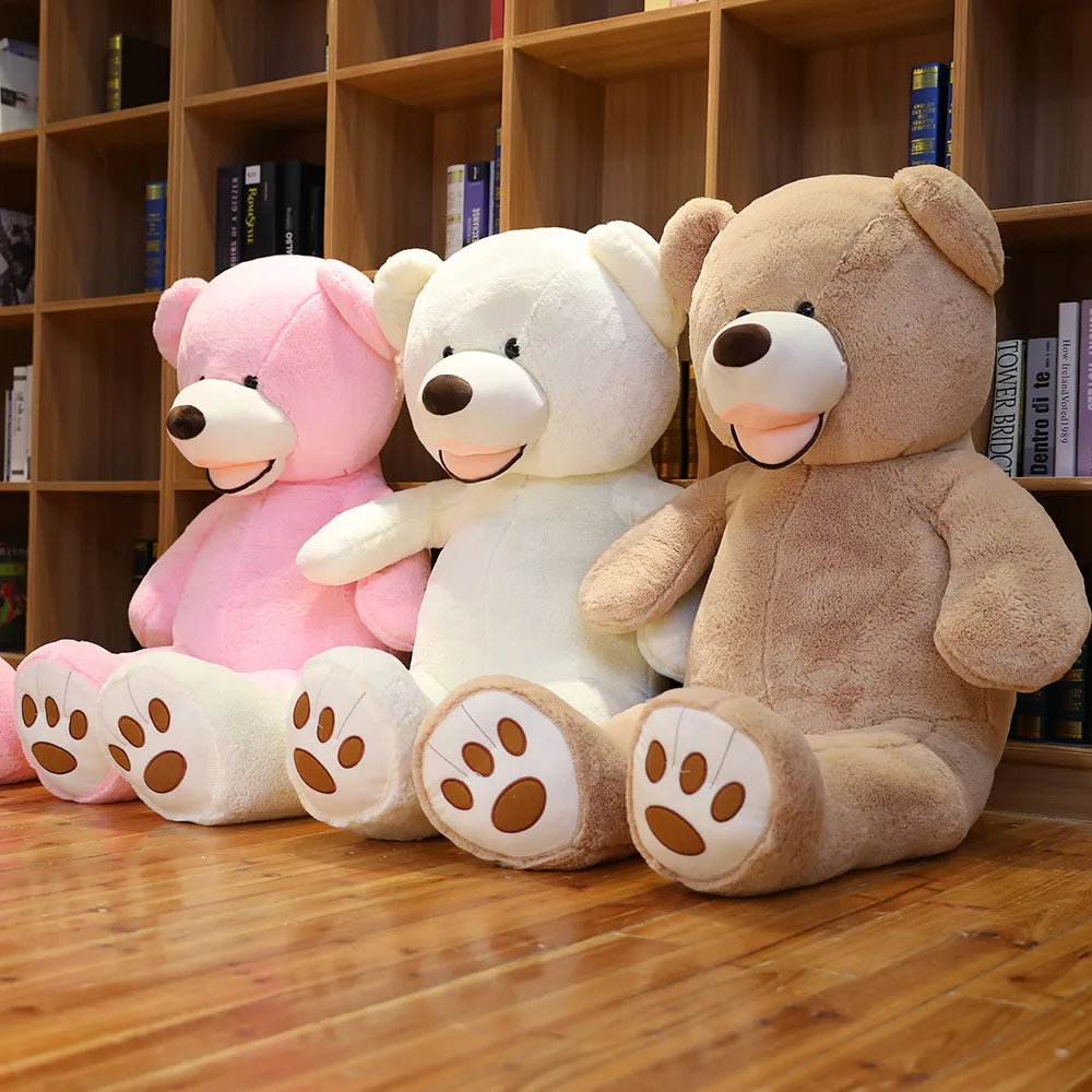 Promotion Stock 1 meter 2 M 3.4 M Giant Large Plush Teddy Bear Stuffed Soft Toy Gifts For Girlfriends Adults Kids