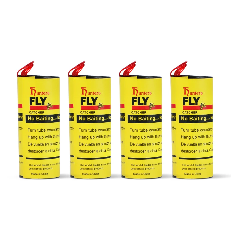 Customized Disposable Hanging Yellow Sticky Window Trappit Fly Trap Strips