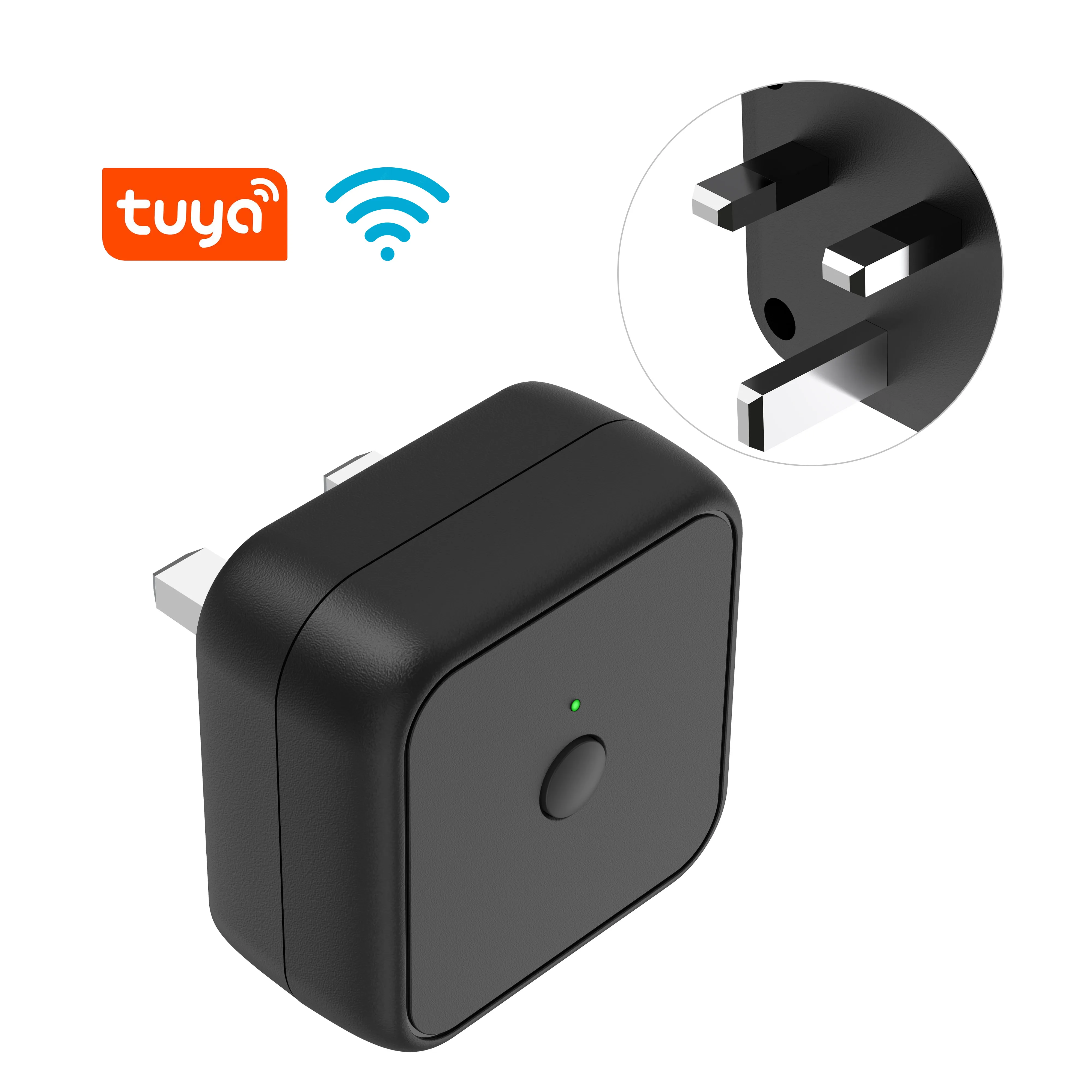 Intelligent Gateway hub UK HK Singapore Smart Life remote voice control Alexa Google BLE Mesh WiFi Tuya smart home gateway