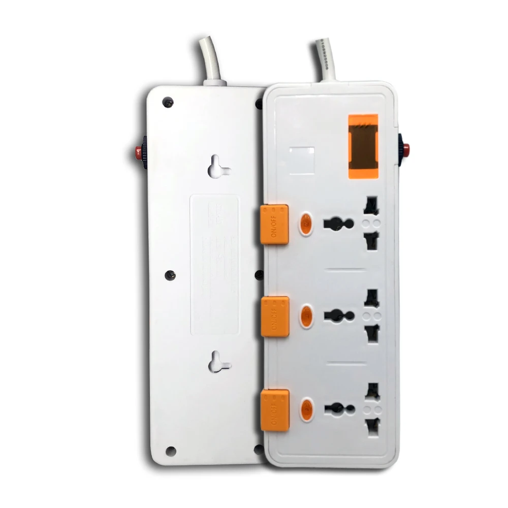 Individual switched AU EU UK US surge protector power strip overload protection