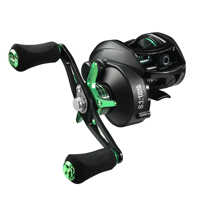 Baitcasting Reel BS2000 8.1:1 High Speed Freshwater Saltwater Reel Carp Fishing For Bass Fishing Reel