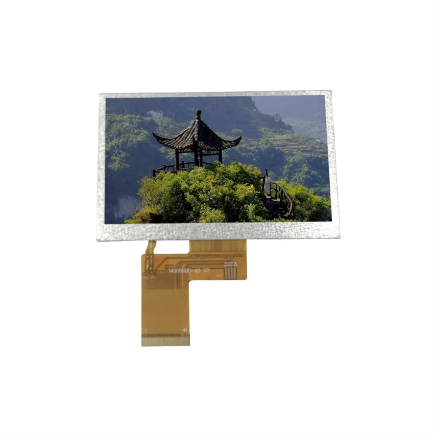 Hot Selling High Definition Backlight 4.3 Inch Curved Lcd Screen For Printer