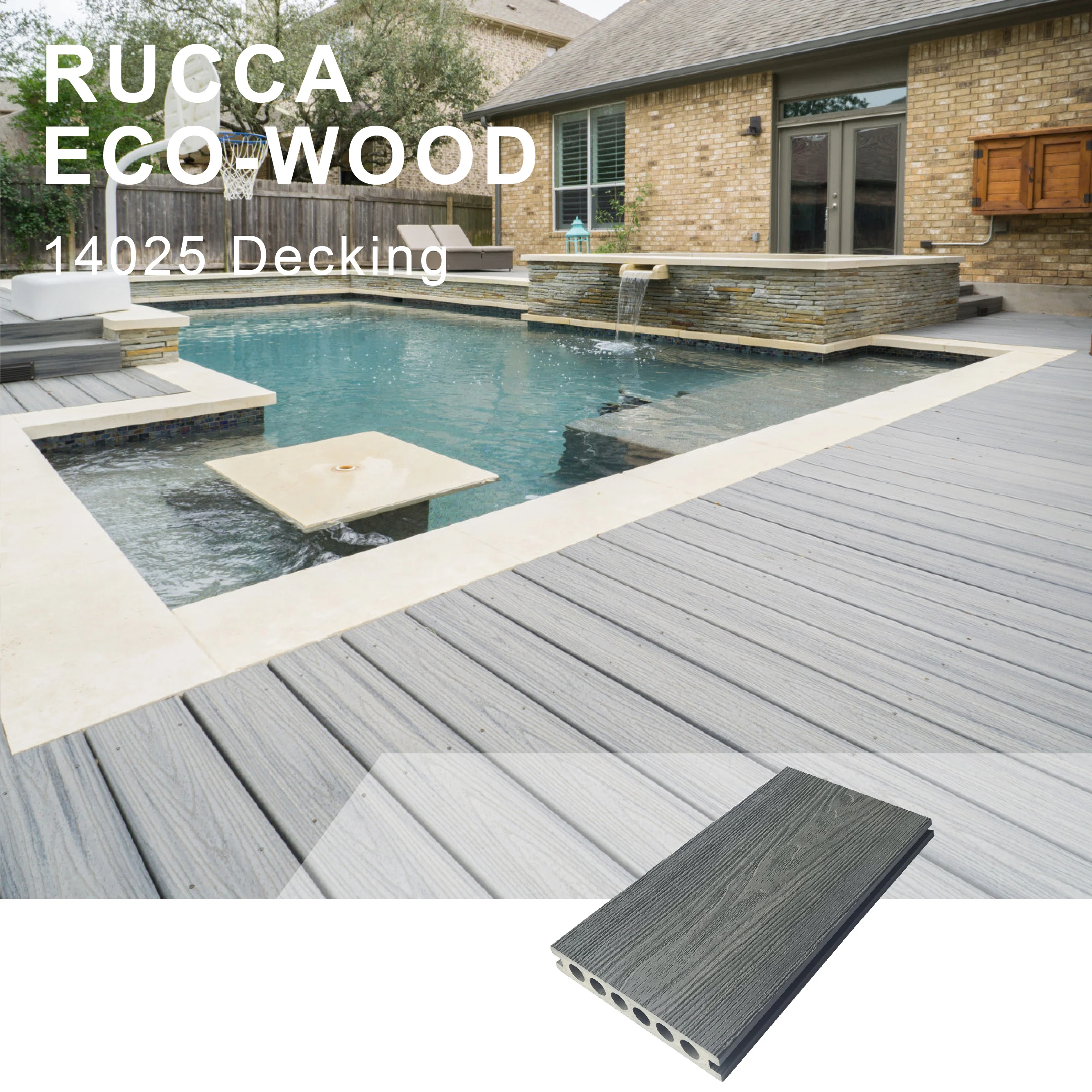 Swimming Pool Decking Board Composite Deck In Variety Of Colours & Finishes
